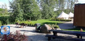 Фото номера Бунгало с внутренним двориком Кемпинги Mereoja Camping г. Kõrkküla 7